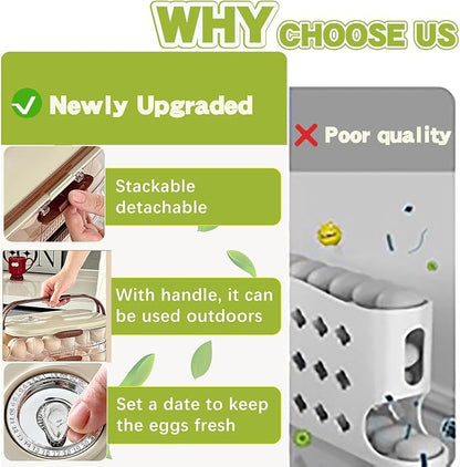 Egg Organizer for Refrigerator，egg Holder for Fridge - Image 4