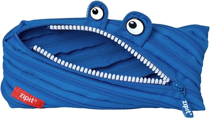 ZIPIT Monster Pencil Case for Kids, Cute Zipper Pouch for Boys Girls and Teens by ZIPIT