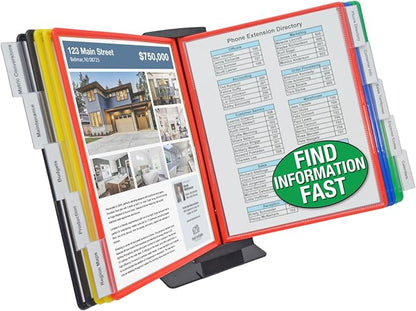 Ultimate Office AdjustaView FastFind 10-Pocket Desktop Reference Display by UltimateOffice
