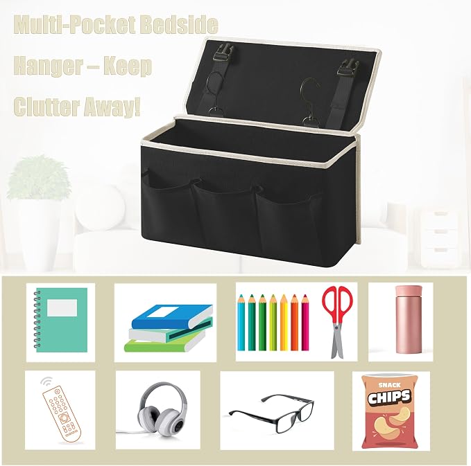 Bedside Caddy/Bedside Storage Organizer Hanging Bag - Image 5