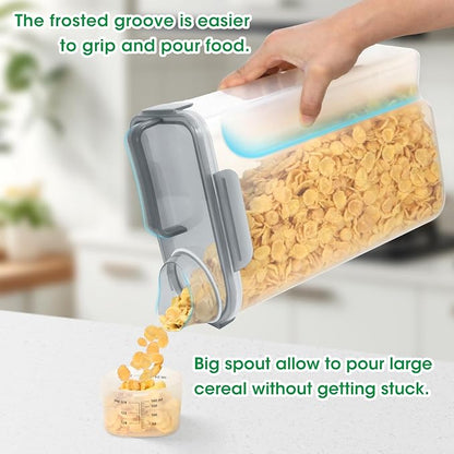 TBMax Rice Container 10 Lbs, Cereal Container Oatmeal Storage, Airtight Food - Image 2