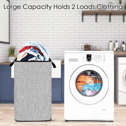 SNIGJAT Large Laundry Hamper, Tall Laundry Hamper - Image 2