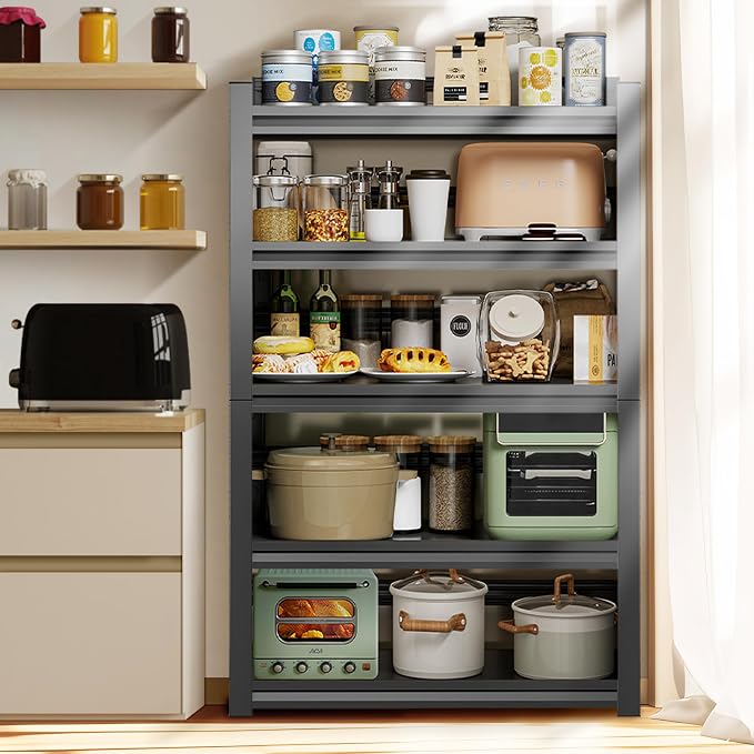Kitchen Storage Shelves with 2000 LBS Load Capacity, Waterproof and Rustproof - Image 2