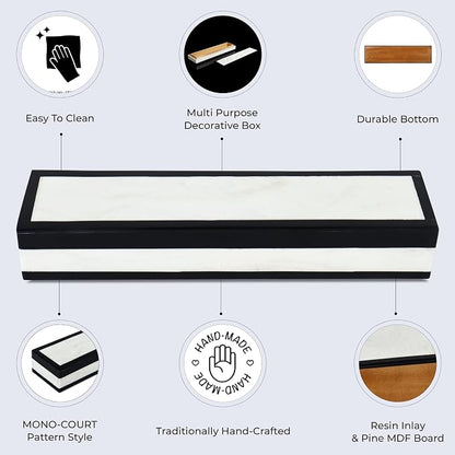 Handicrafts Home Slim Decorative Storage Box - Image 3