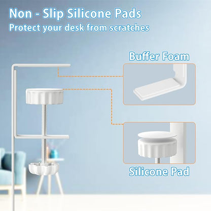 No Drill Under Desk Cable Management Tray, SONATURE 25.3" Cord Organizer - Image 3