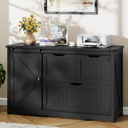 Halitaa 47.8” Farmhouse File Cabinet - Image 7