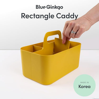 BLUE GINKGO Stackable Organizer Caddy – Korean-Made Portable Tote - Image 2