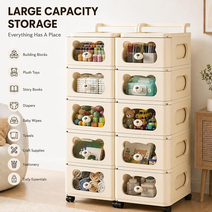 2 Row Storage Drawer Organizer - Image 3