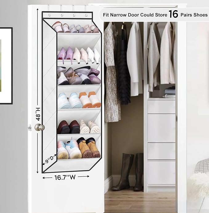 SLEEPING LAMB Over The Door Shoe Organizer - Image 2