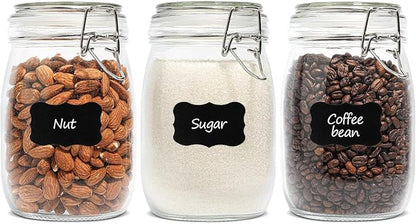 ComSaf Airtight Glass Canister Set of 3 by ComSaf