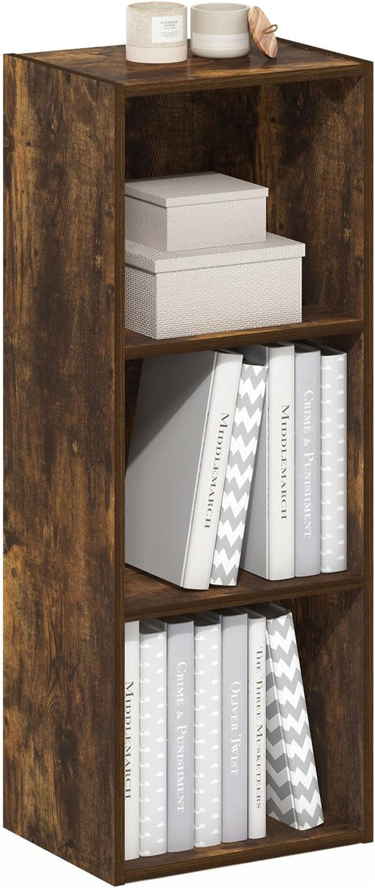 Furinno LUDER Book Shelf, 3-Cube Bookshelf, Bookcase by Furinno-FitsYourSpaceFitsYourBudget