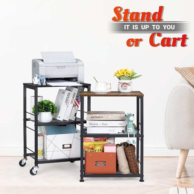 LIANTRAL 3 Tier Rolling Cart - Image 4