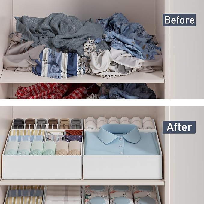 DIMJ Drawer Organizer Clothes Storage - Image 6