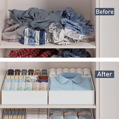 DIMJ Drawer Organizer Clothes Storage - Image 6
