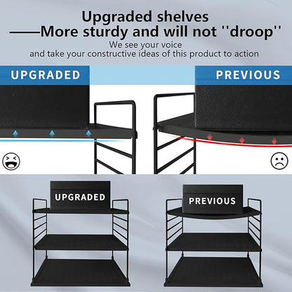 Upgraded Cabinet Organizers and Storage -Divided Compartment Holder - Image 7