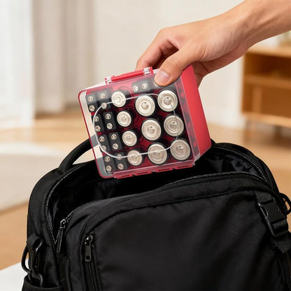 FULLCASE Battery Storage Organizer Box, Holder Container - Image 9