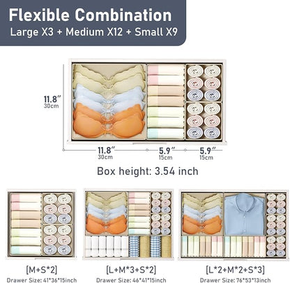 DIMJ Drawer Organizer Clothes Storage - Image 2