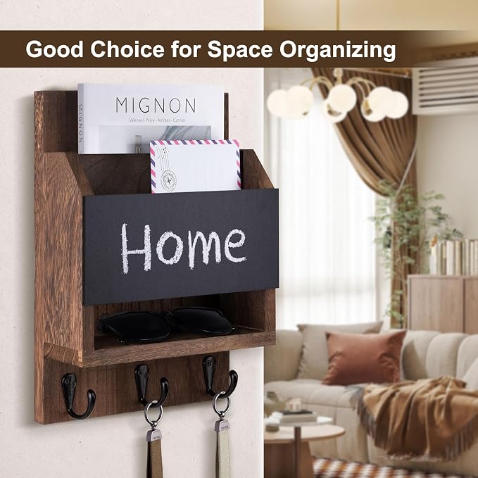 Key and Mail Holder for Wall, Key Holder - Image 2
