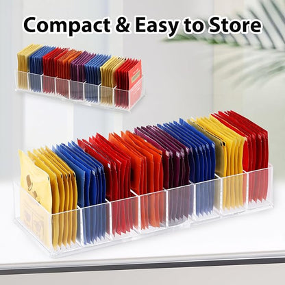 6 Pack Tea Bag Organizer, 8 Compartments - Image 8