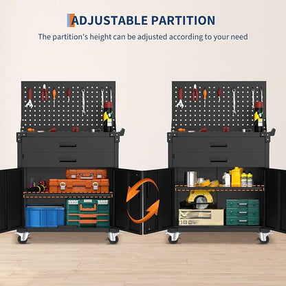 35” Heavy-Duty Rolling Tool Cabinet - Image 3