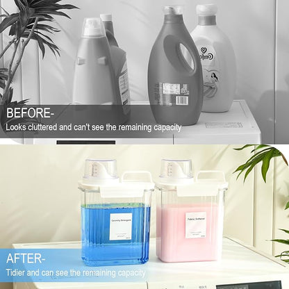 64OZ Liquid Laundry Detergent Dispenser, Laundry Soap Dispenser, Laundry Room - Image 3