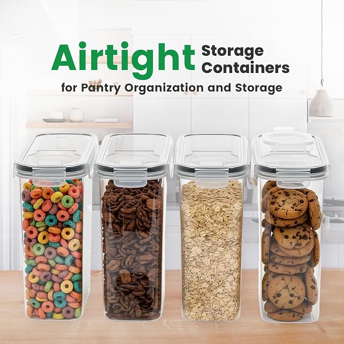 Cereal Containers Storage with Lids - Image 6