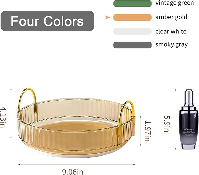 YCIA&DONE 360 Rotating Makeup Organizer and Storage - Image 4