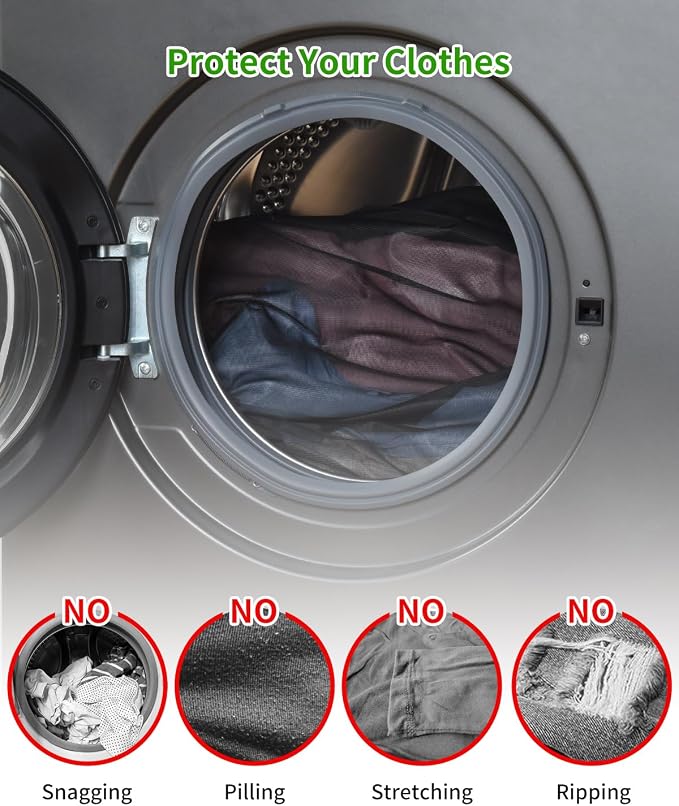 OTraki 2 Pack Mesh Laundry Bags 16X20 inch Durable Laundry Garment Bag | Mesh - Image 6