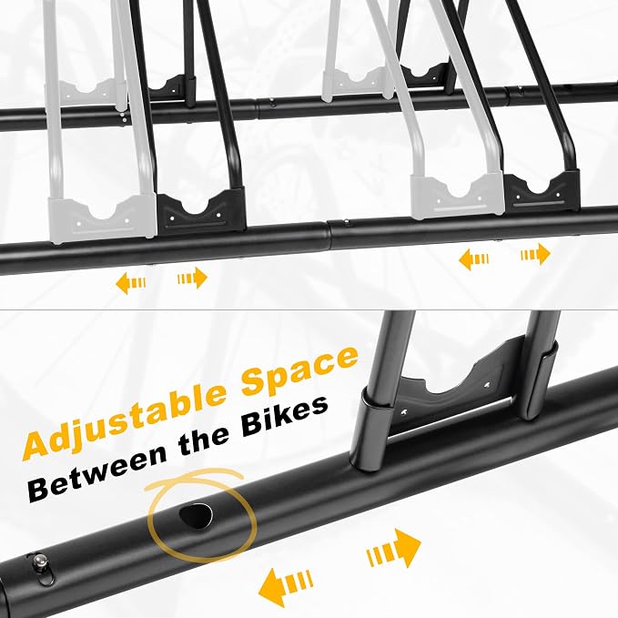 CyclingDeal Bicycle Floor Parking Rack Stand - Image 3