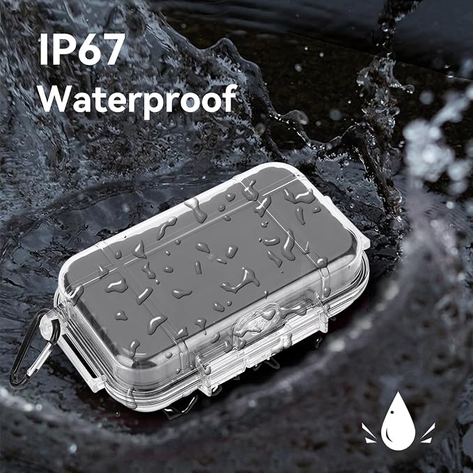 HERCHR Dry Box Outdoor Waterproof Airtight Storage Case Hard Shell Wet Dry Box - Image 5