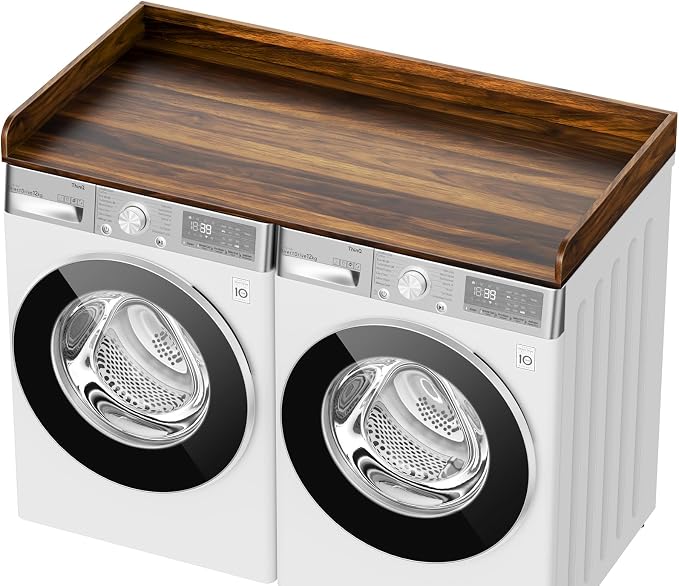 Washer Dryer Countertop, 27.5" D x 54" W Washer and Dryer Topper Covers by Unknown