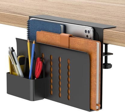 HAMOPY Desk Side Storage, Single-Layer Steel Hanging Desk Organizer by HAMOPY