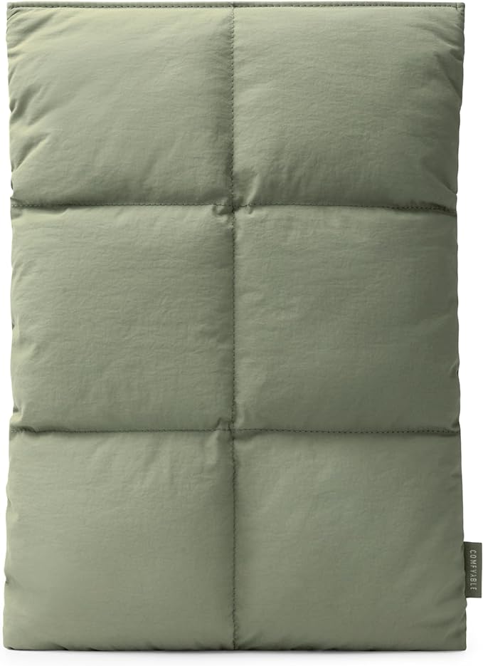 Comfyable Puffy Laptop Sleeve 15 Inch 16 Inch, Quilted Puffer Laptop Carrying by Comfyable