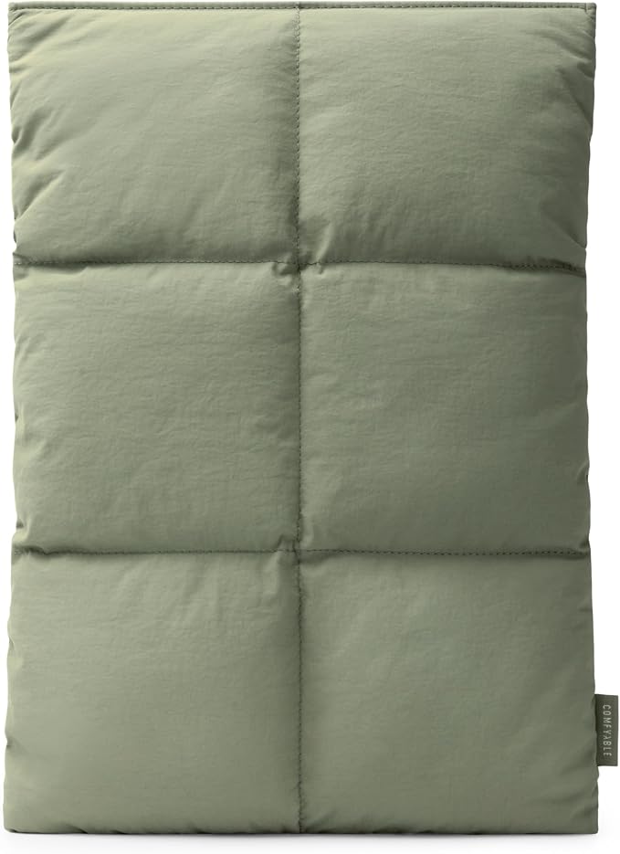 Comfyable Puffy Laptop Sleeve 13 Inch 14 Inch, Quilted Puffer Laptop Carrying by Comfyable