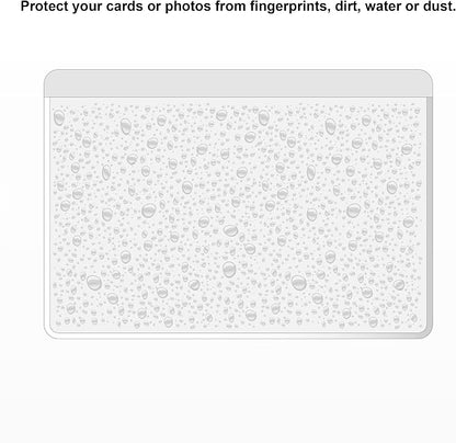 Clear Adhesive Index Card Pockets, 50 Pack | Top Open - Image 6