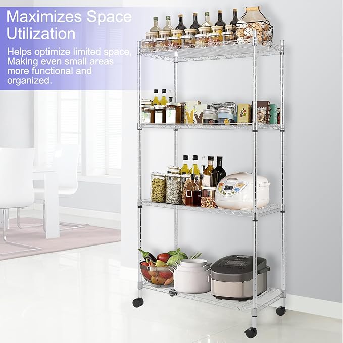 Whitmor 4 Tier Storage Shelves, Heavy Duty - Image 5