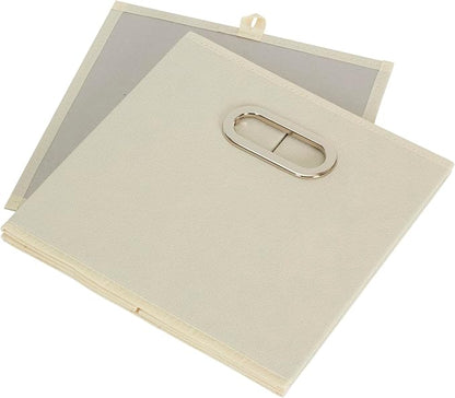 Household Essentials 82-1 Foldable Fabric Storage Bins |Set of 6 Cubby Cubes - Image 5