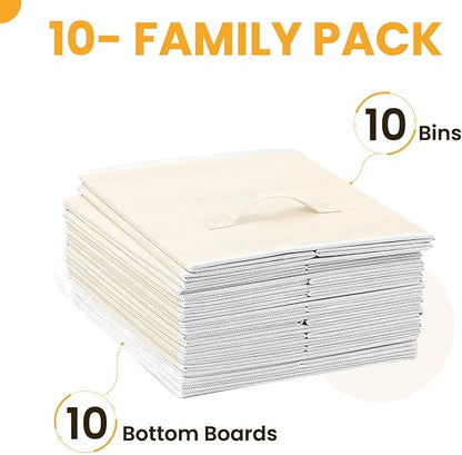 Criusia Large Storage Cubes, 13 Inch Cube Storage Bins - Image 7