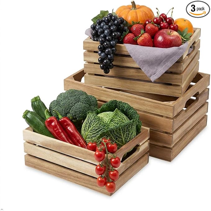 VICTORY RELAX Nesting Wood Storage Crates by VICTORYRELAX