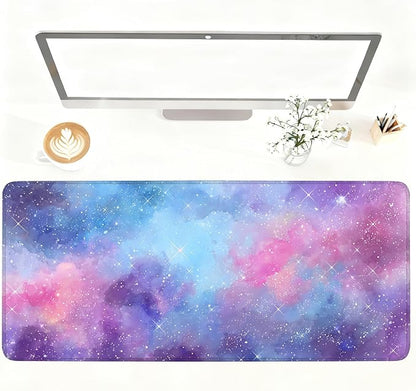 Galaxy Mouse Pad Large, Extended Gaming Desk Mat – 335.43 x 15.75 in – by LEIWEIHOPE