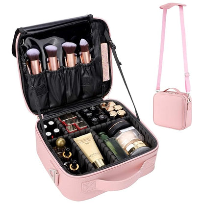 gzcz Travel Makeup Bag, Professional Cosmetic Bags by GZCZ