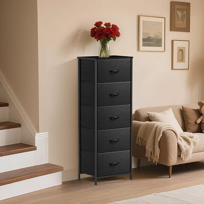 5 Fabric Drawer Dresser for Bedroom, Chest of Drawers - Image 4