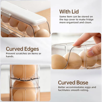 PAVSTINE 2-Tier Auto Rolling Egg Holder - Image 7