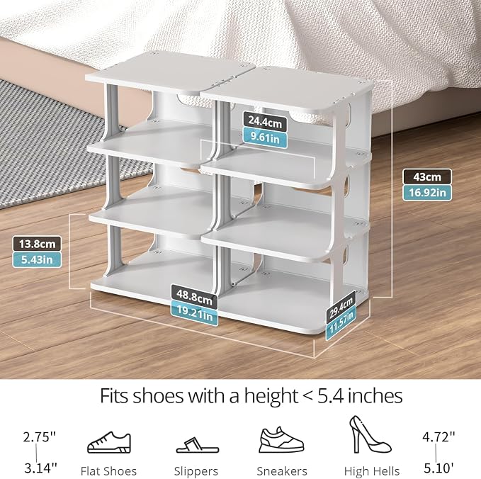 ZOINLIY Stackable Shoe Organizer - Image 3