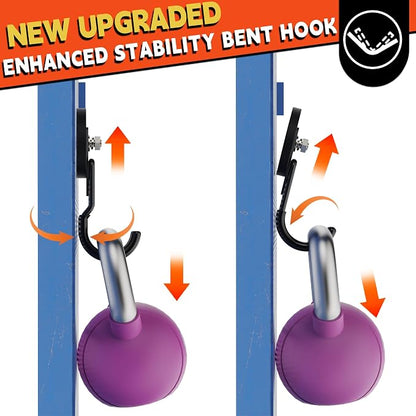 ULIBERMAGNET New Upgraded Garage Magnetic Hooks, 2 Pack Black Heavy Duty Large - Image 5