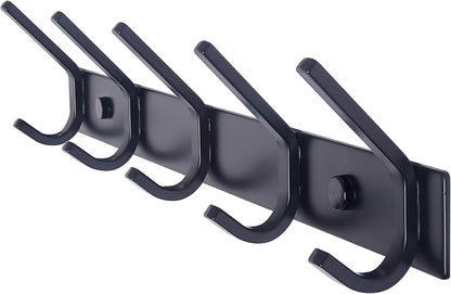 WEBI Coat Rack Wall Mounted, 5 Coat Hooks by WEBI