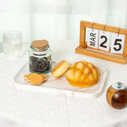 Marble Vanity Tray, Marble Bathroom Tray Countertop, Decorative Trays - Image 6