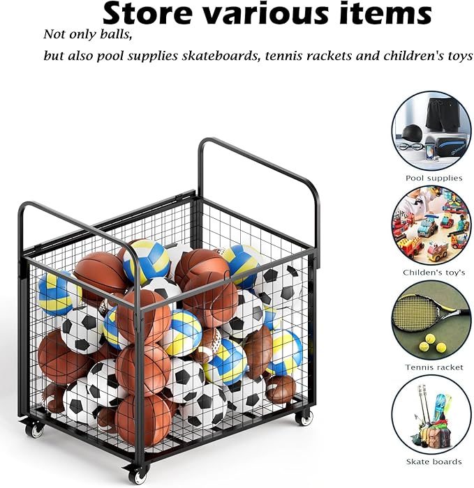 Ball Storage - Basketball Cart - Image 5