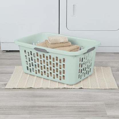 Sterilite Laundry Basket, Plastic Clothes Hamper, Large Rectangle Bin - Image 5