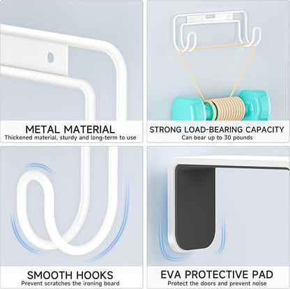 Ironing Board Holder Wall Mount/Over The Door Ironing Board Hanger, Laundry - Image 8